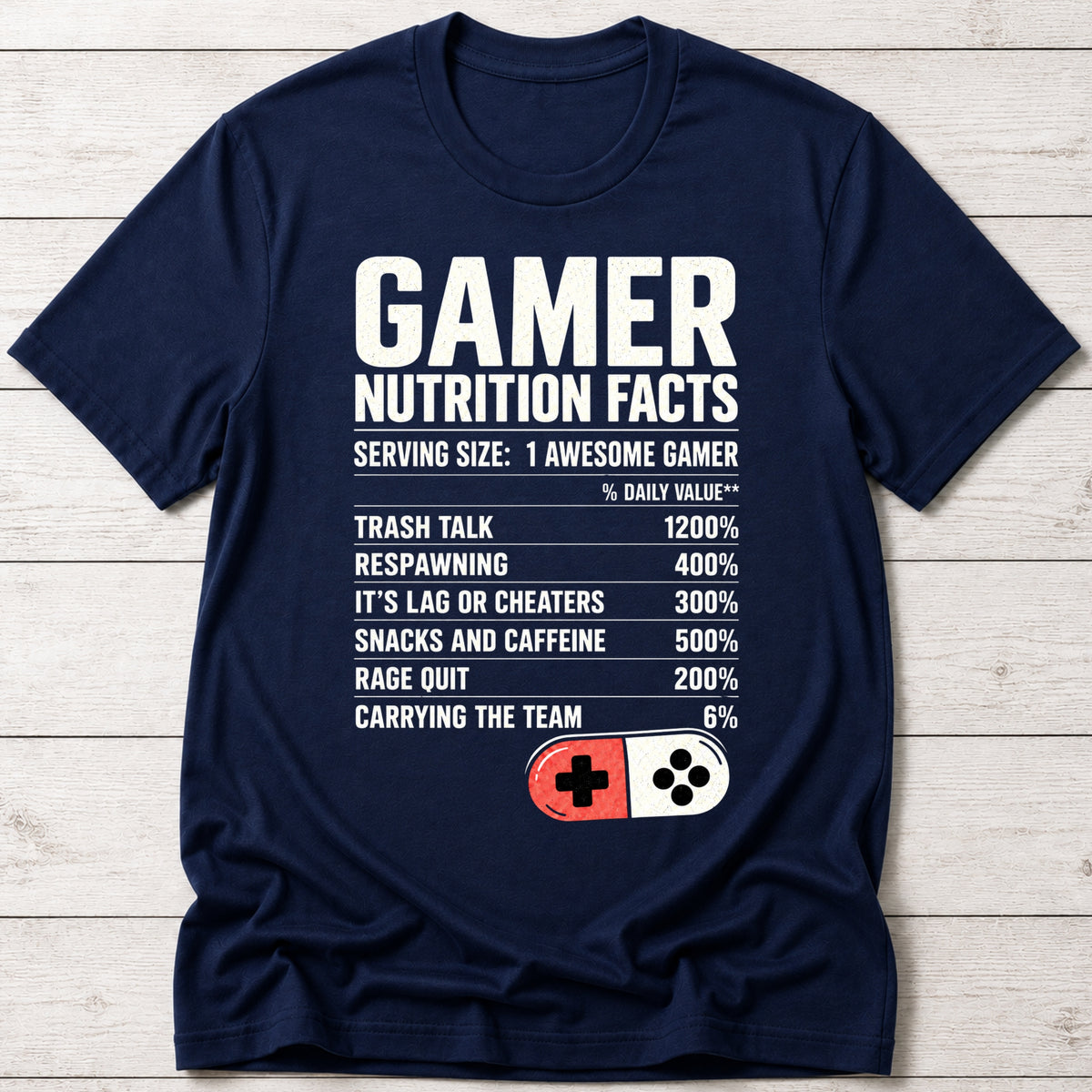 Nutrition Facts T-shirt