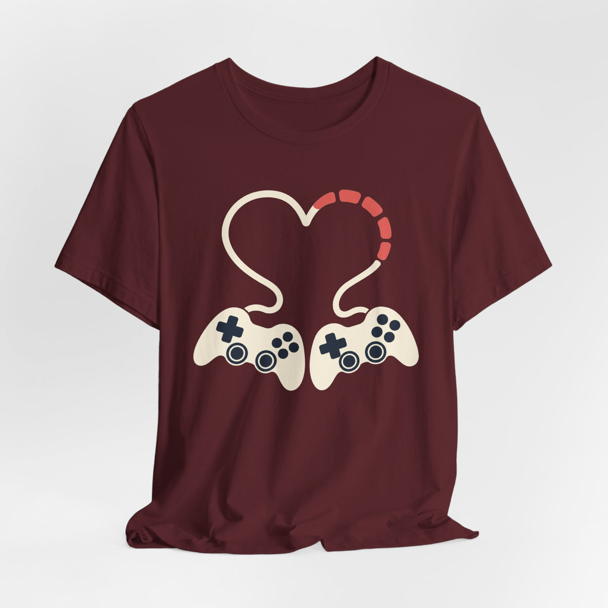 2 Gamers 1 Heart T-shirt