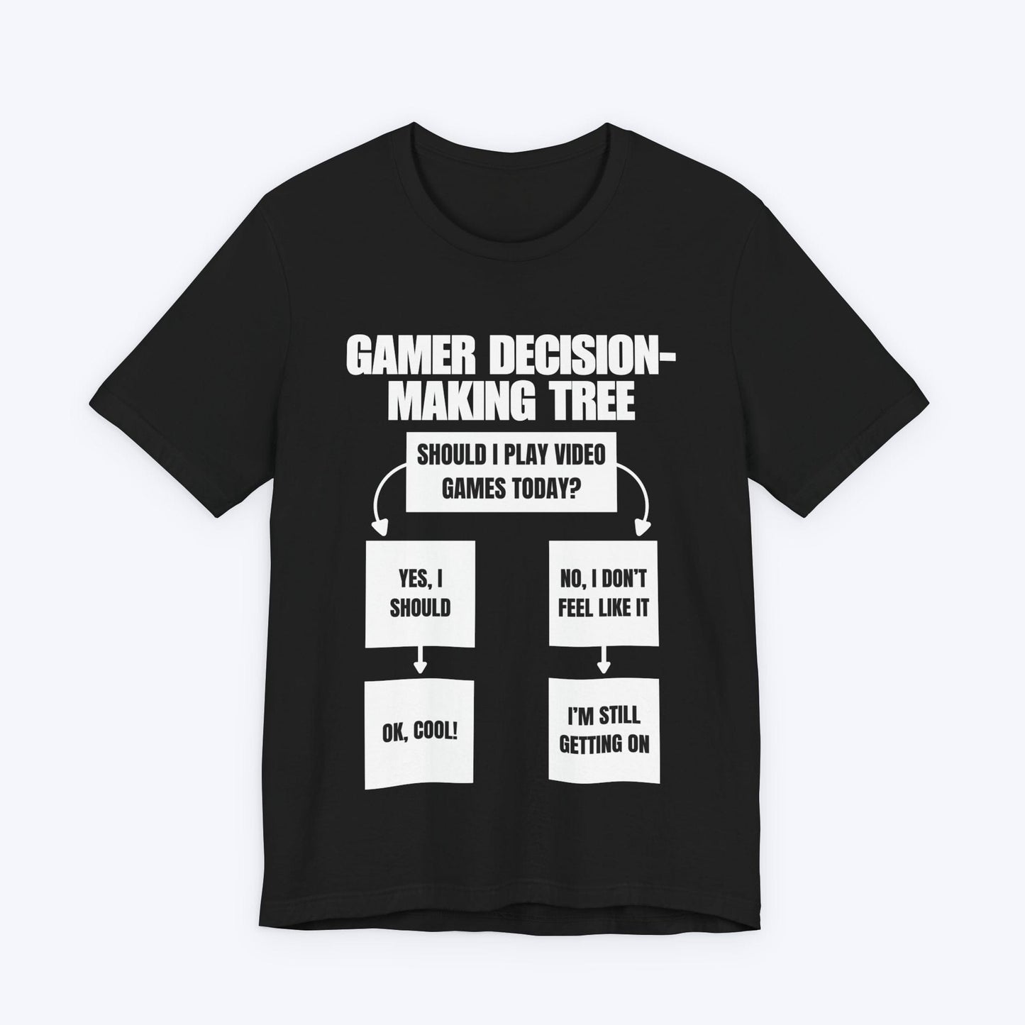 T-Shirt Black / S Gamer Decision-Making Tree T-shirt