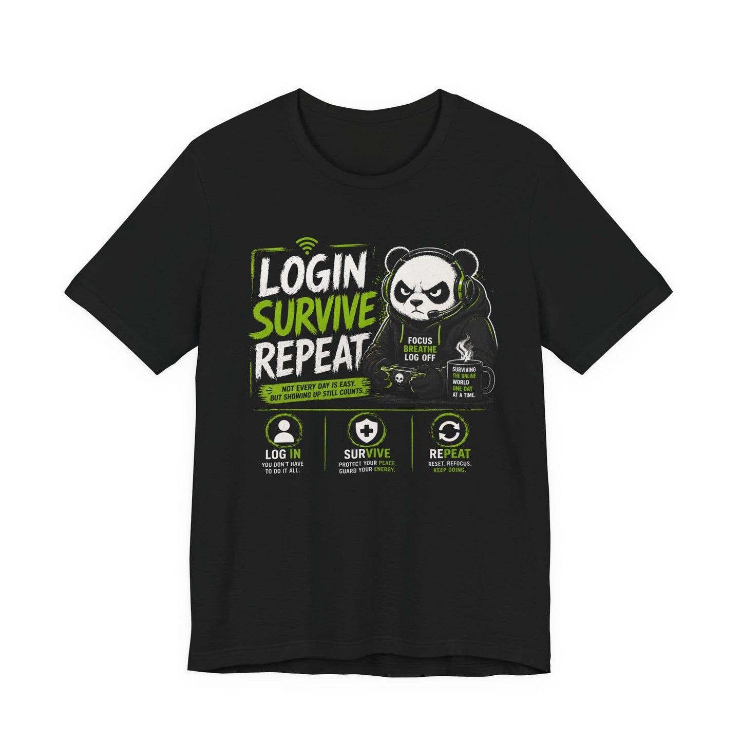T-Shirt Black / S Panda Problems T-shirt