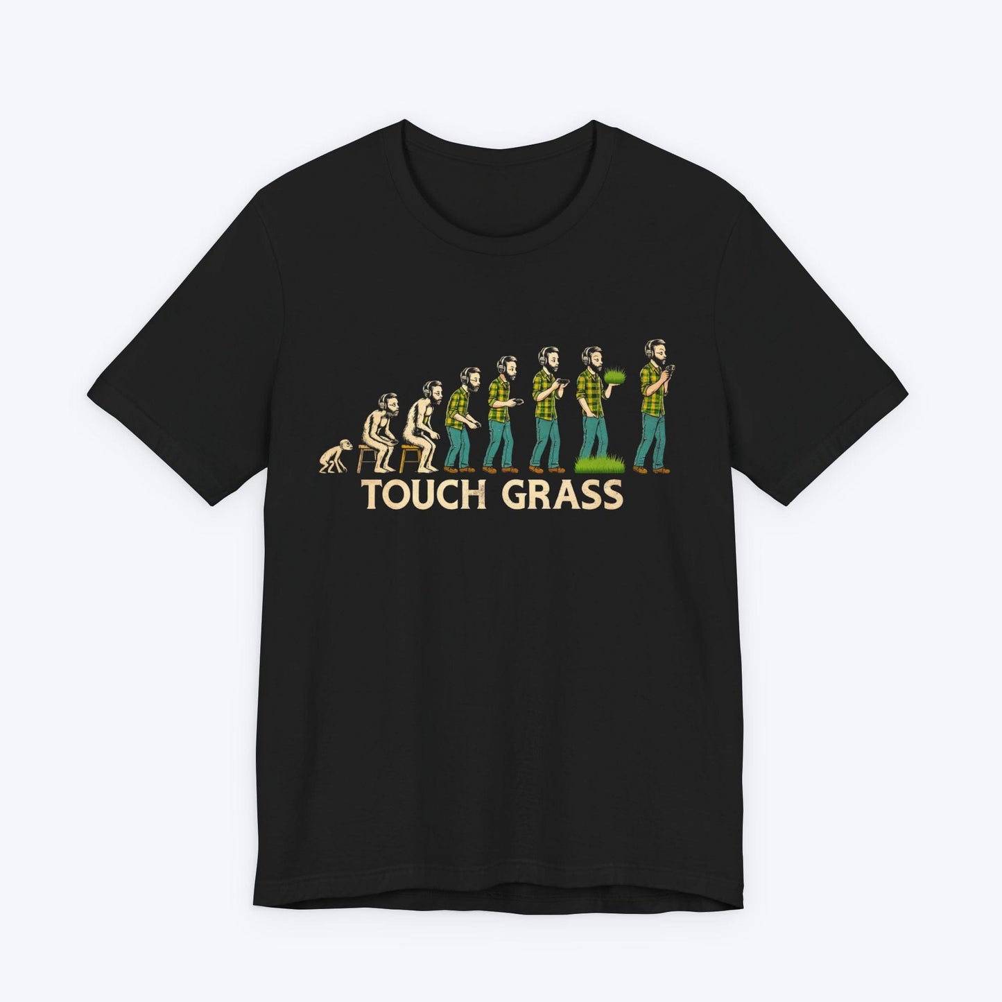 T-Shirt Black / S Touch Grass (Evolution of a Gamer) T-shirt
