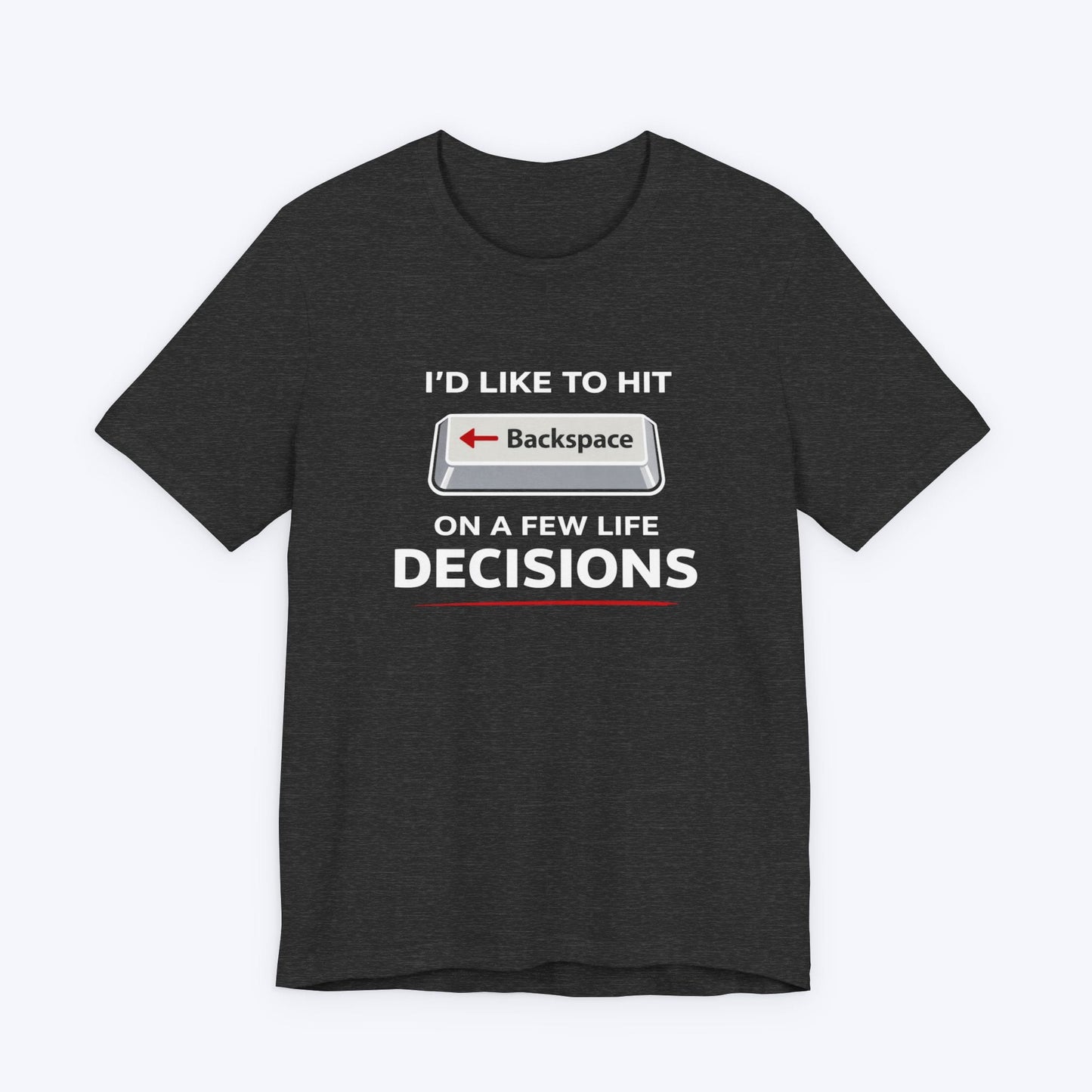 T-Shirt Dark Grey Heather / S Backspace T-shirt