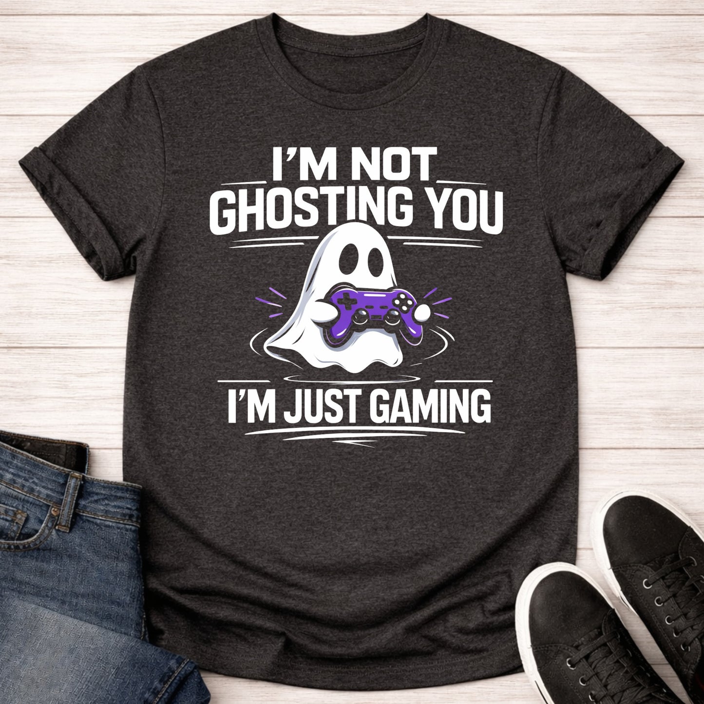 T-Shirt Dark Grey Heather / S Ghost Mode T-shirt