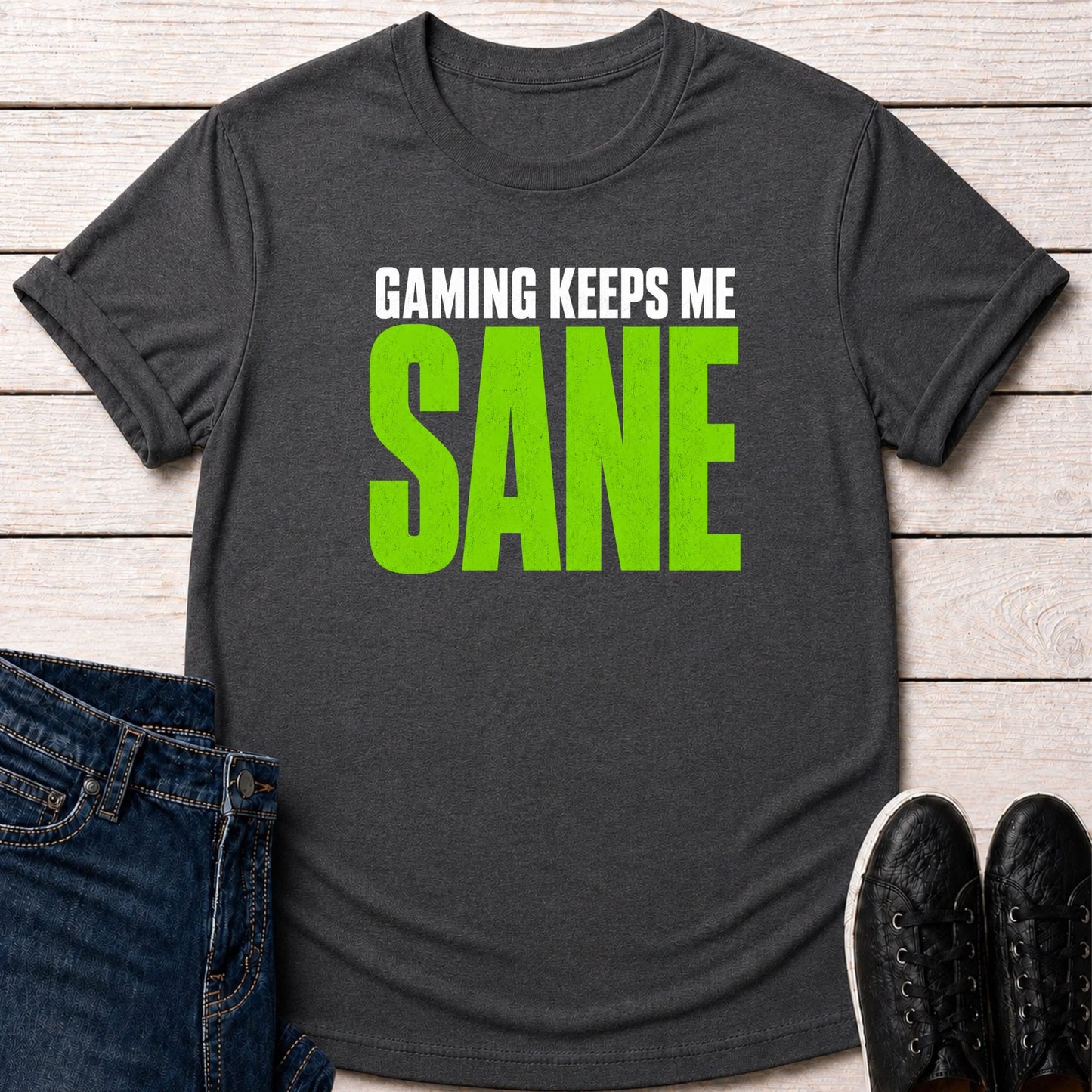 T-Shirt Dark Grey Heather / S Self Care Gaming T-Shirt