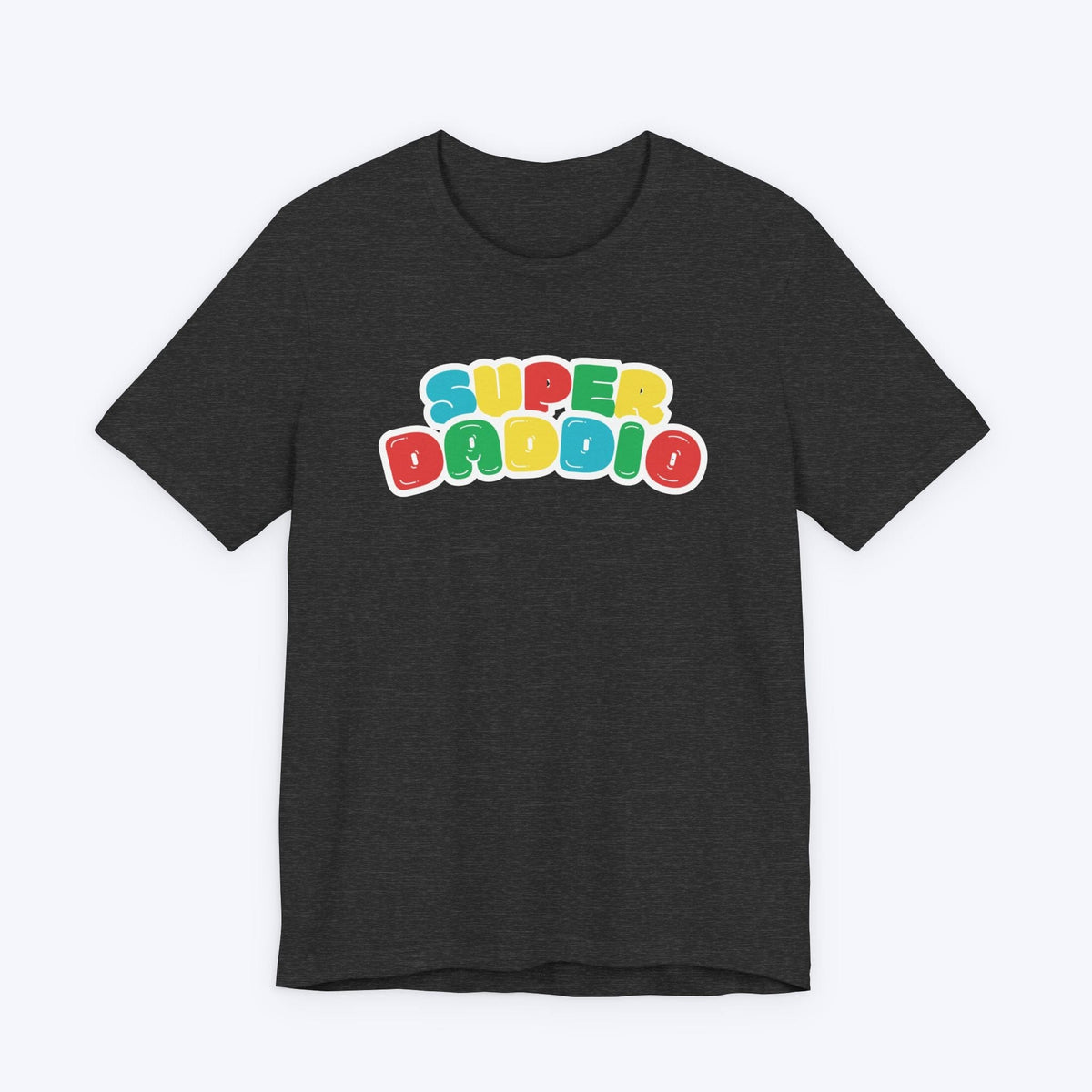 T-Shirt Dark Grey Heather / S Super Daddio (Bubbles) T-shirt