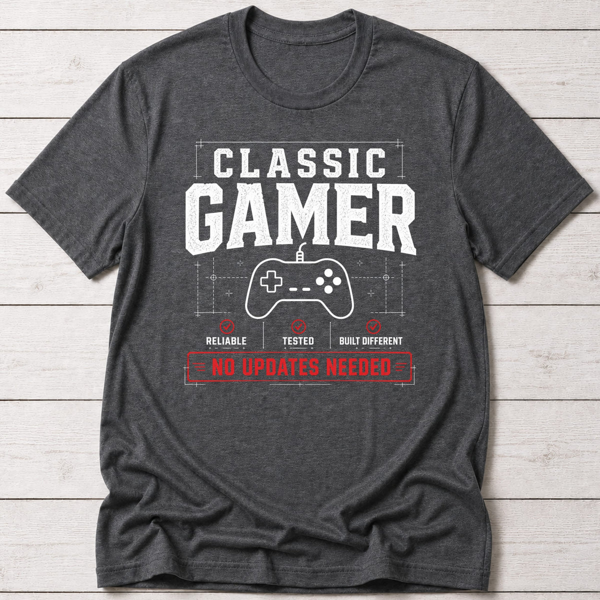 T-Shirt Dark Grey Heather / S Update Free T-shirt