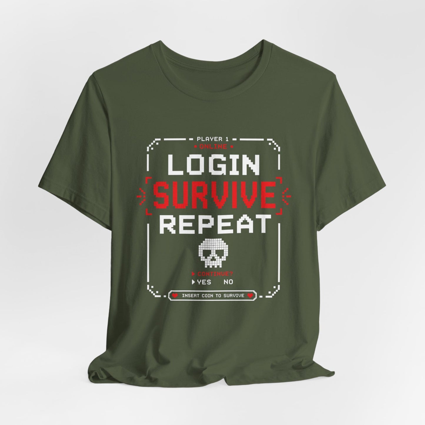 T-Shirt Login Survive Repeat T-shirt