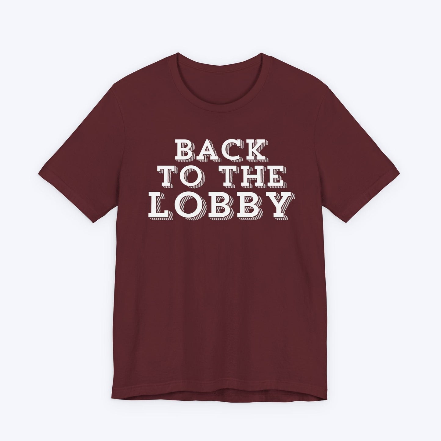 T-Shirt Maroon / S Back to the Lobby Sketch T-shirt