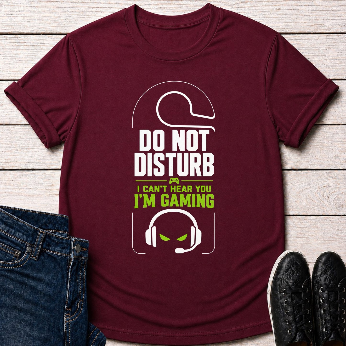 T-Shirt Maroon / S Do Not Disturb T-shirt