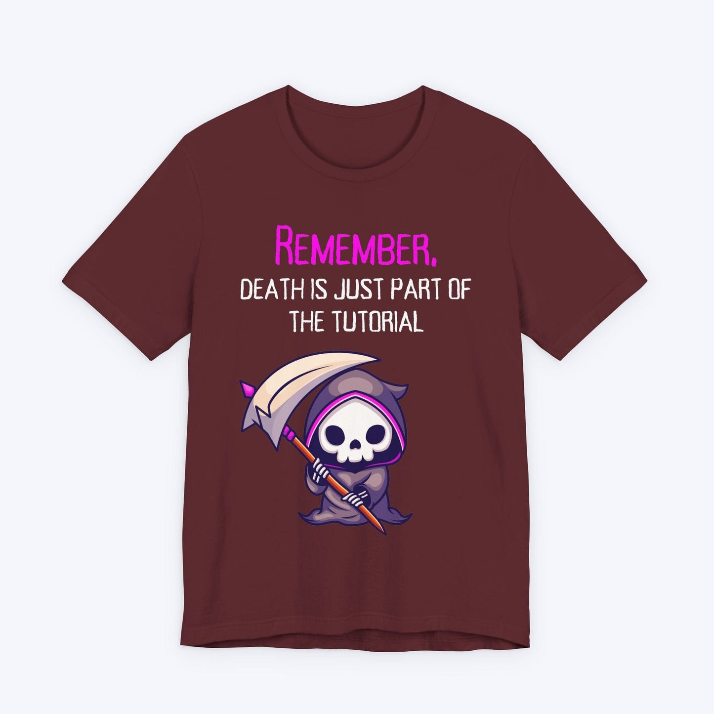 T-Shirt Maroon / S Dying Is Just Learning T-shirt