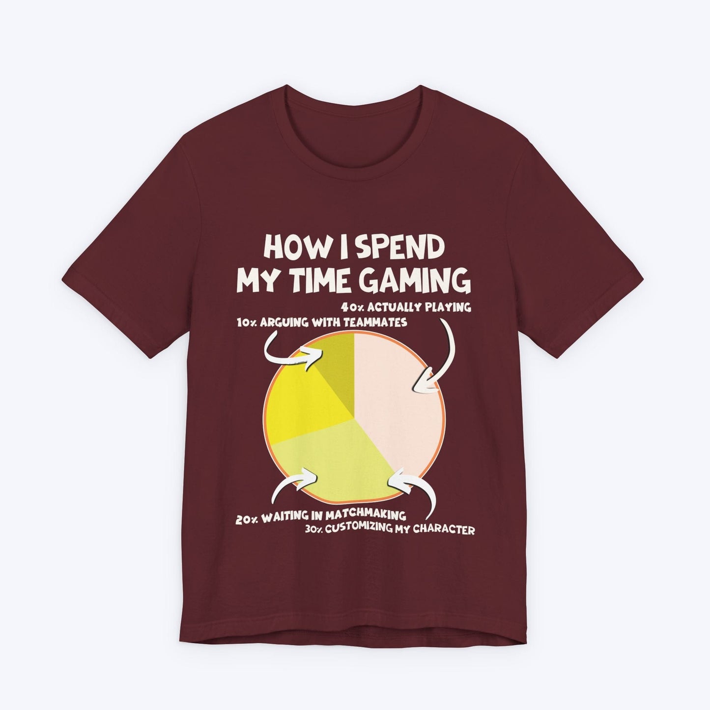 T-Shirt Maroon / S Game Time T-shirt