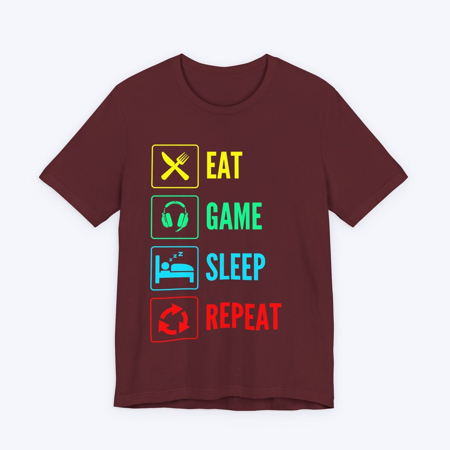 T-Shirt Maroon / S Gamer Routine T-shirt