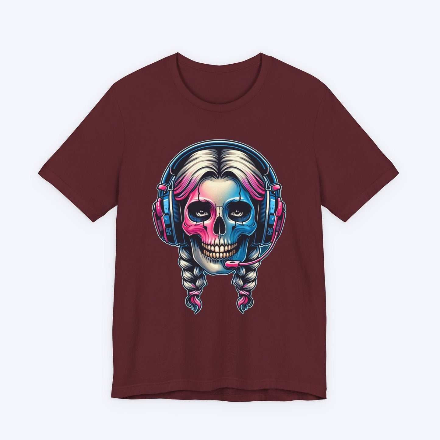 T-Shirt Maroon / S Headset Haunt: Queen of Games T-shirt