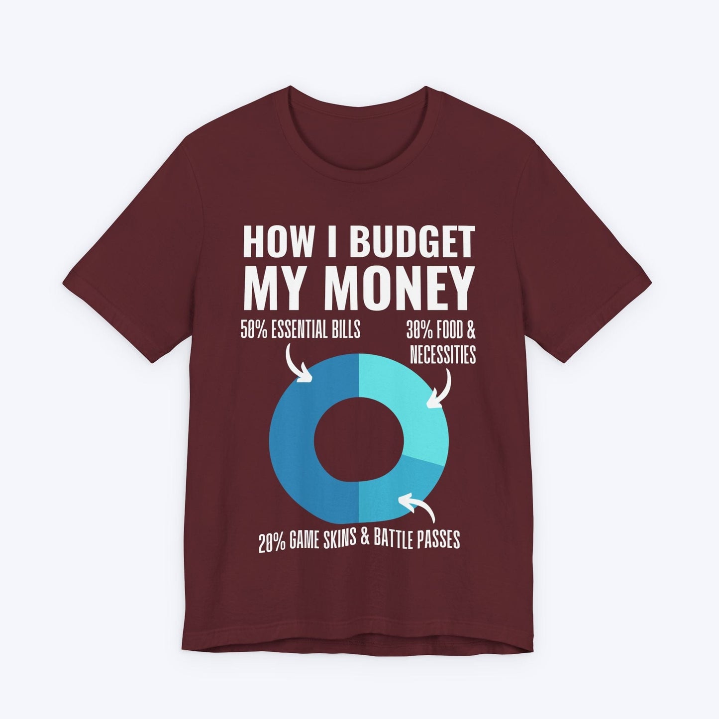 T-Shirt Maroon / S How I Budget My Money T-shirt