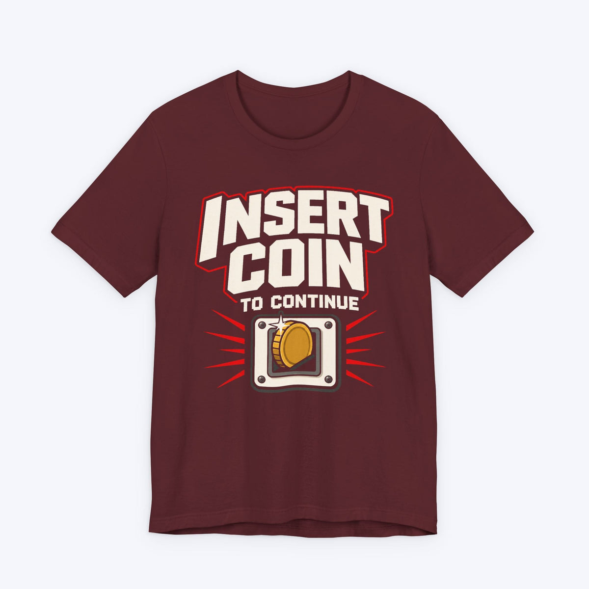 T-Shirt Maroon / S Insert Coin T-shirt