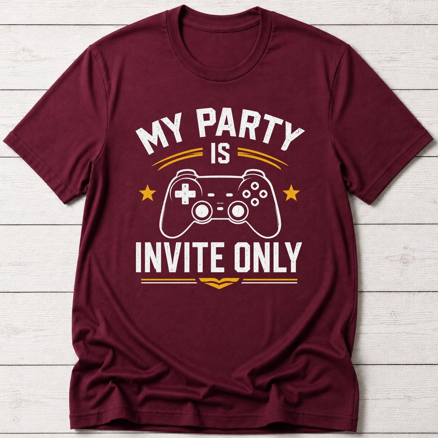 T-Shirt Maroon / S Invite Required T-shirt