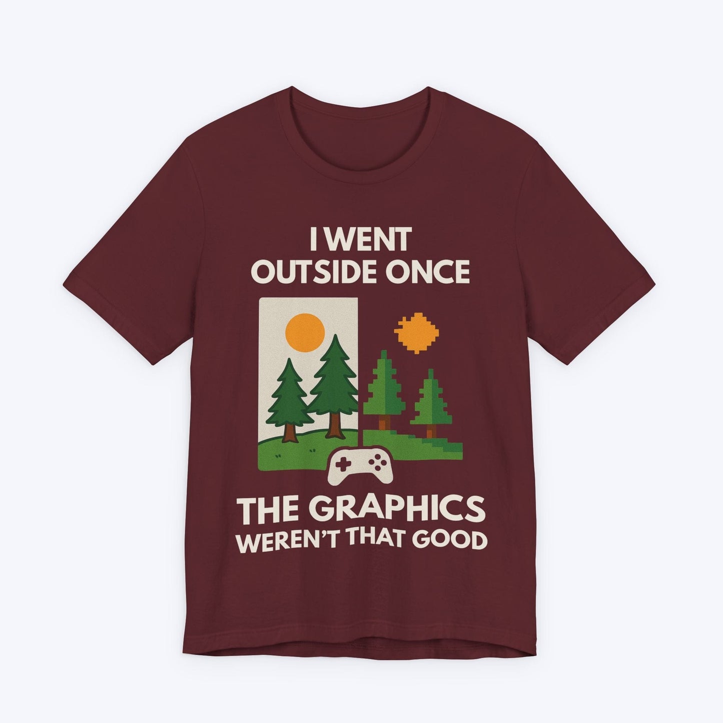 T-Shirt Maroon / S Is This Real T-shirt