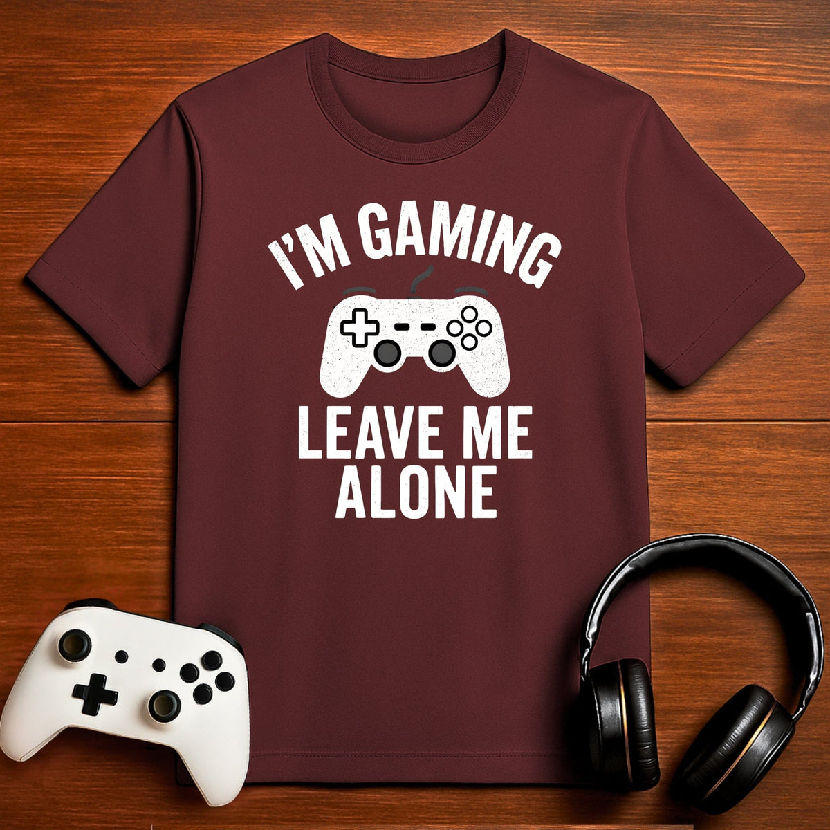 T-Shirt Maroon / S Leave Me Alone T-shirt