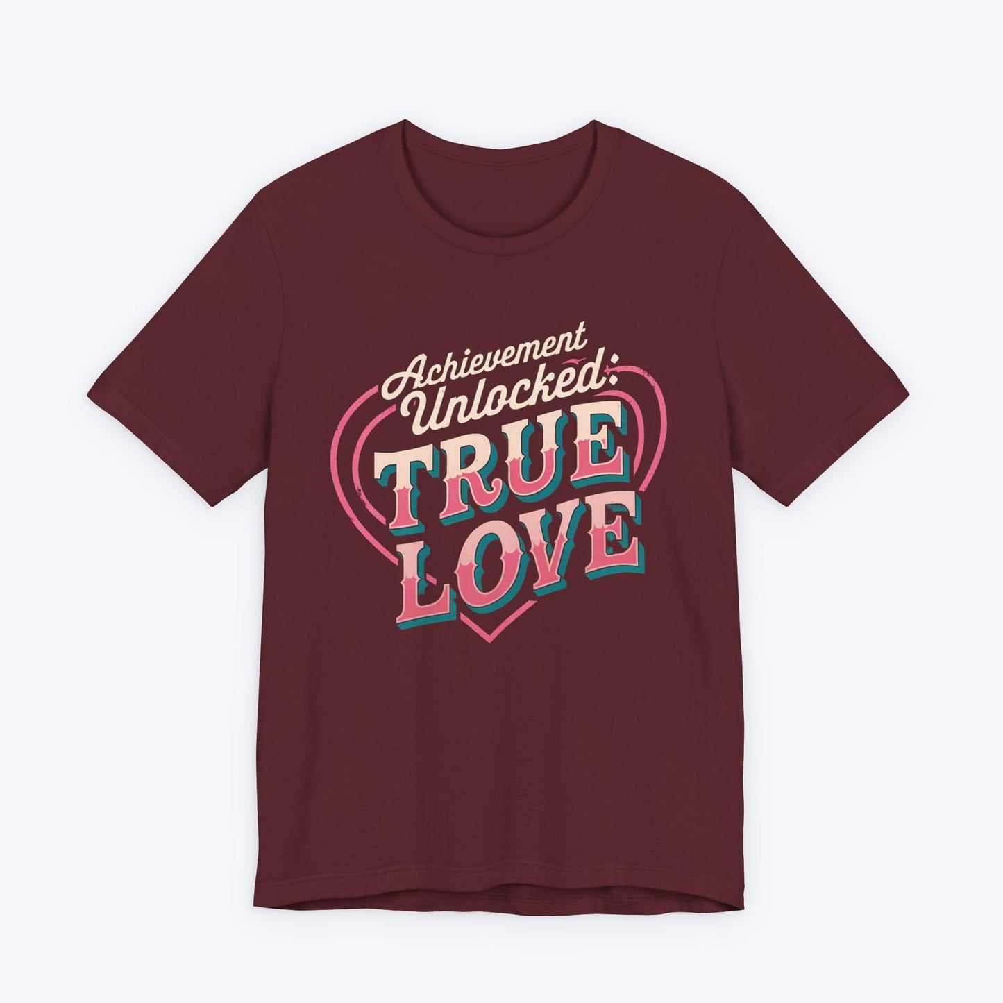 T-Shirt Maroon / S Love Buff Applied T-shirt