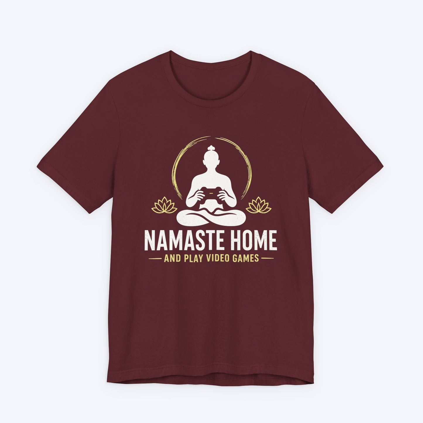 T-Shirt Maroon / S Namaste Gaming T-shirt