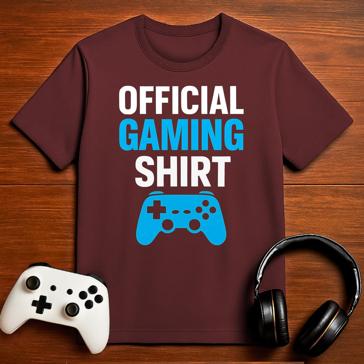 T-Shirt Maroon / S Official Gaming T-shirt