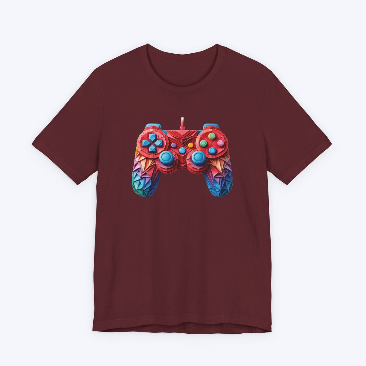 T-Shirt Maroon / S Origami Dragon Controller T-shirt