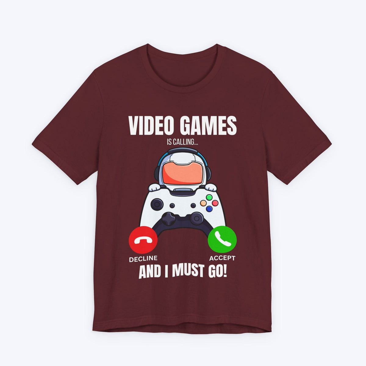 T-Shirt Maroon / S Pick Up the Controller T-shirt