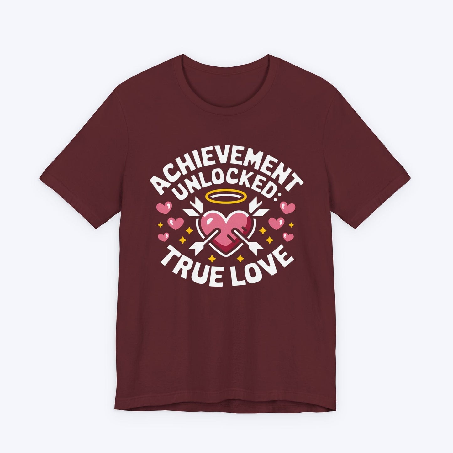 T-Shirt Maroon / S Player 1 & Player 2: Achievement Unlocked T-shirt