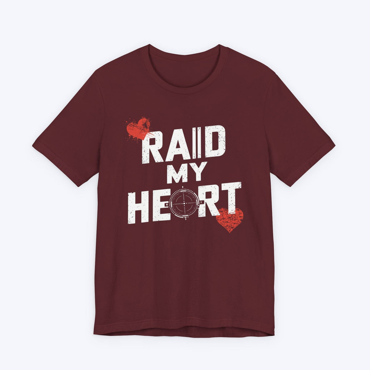 T-Shirt Maroon / S Raid My Heart T-shirt