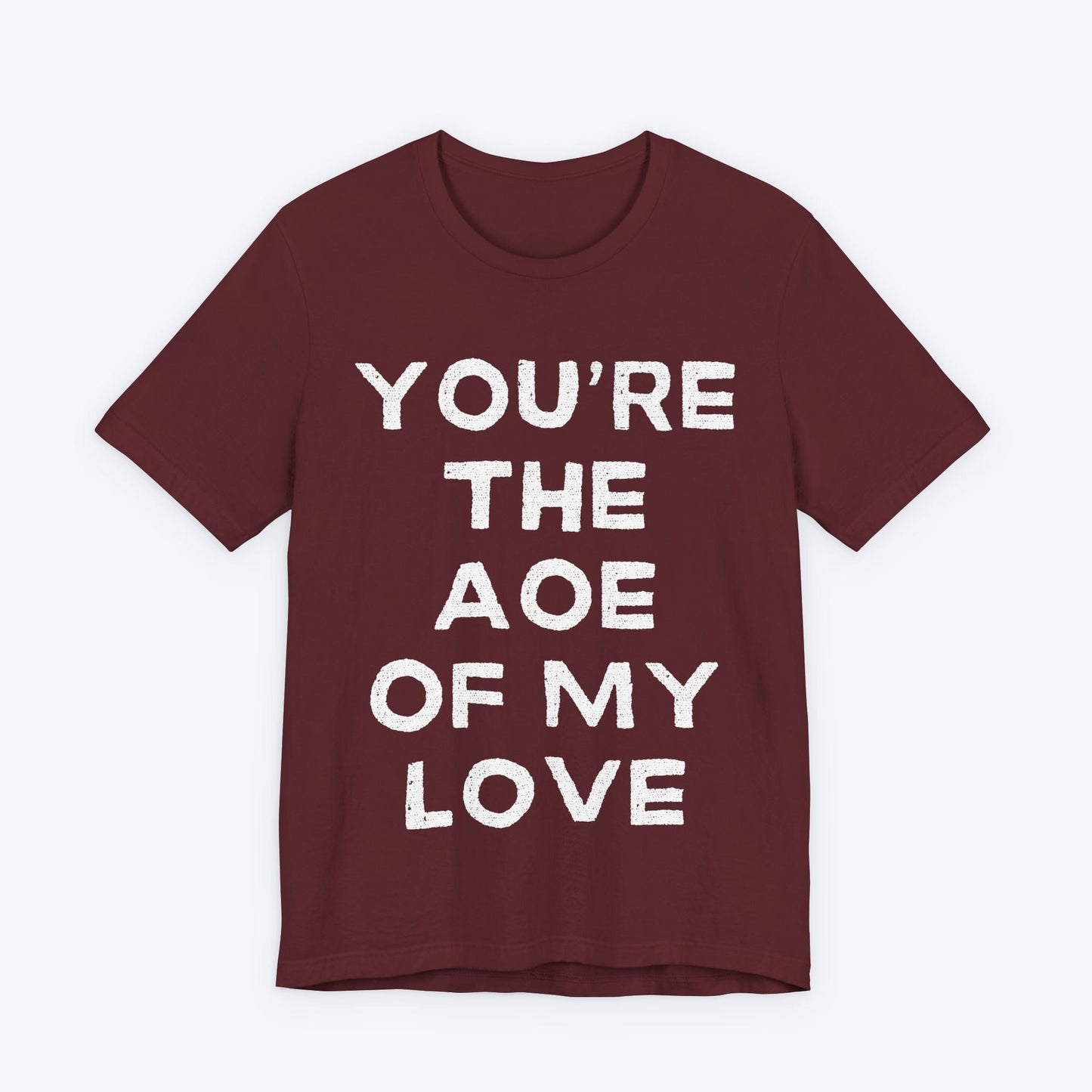 T-Shirt Maroon / S The Area Of Effect of Love T-shirt