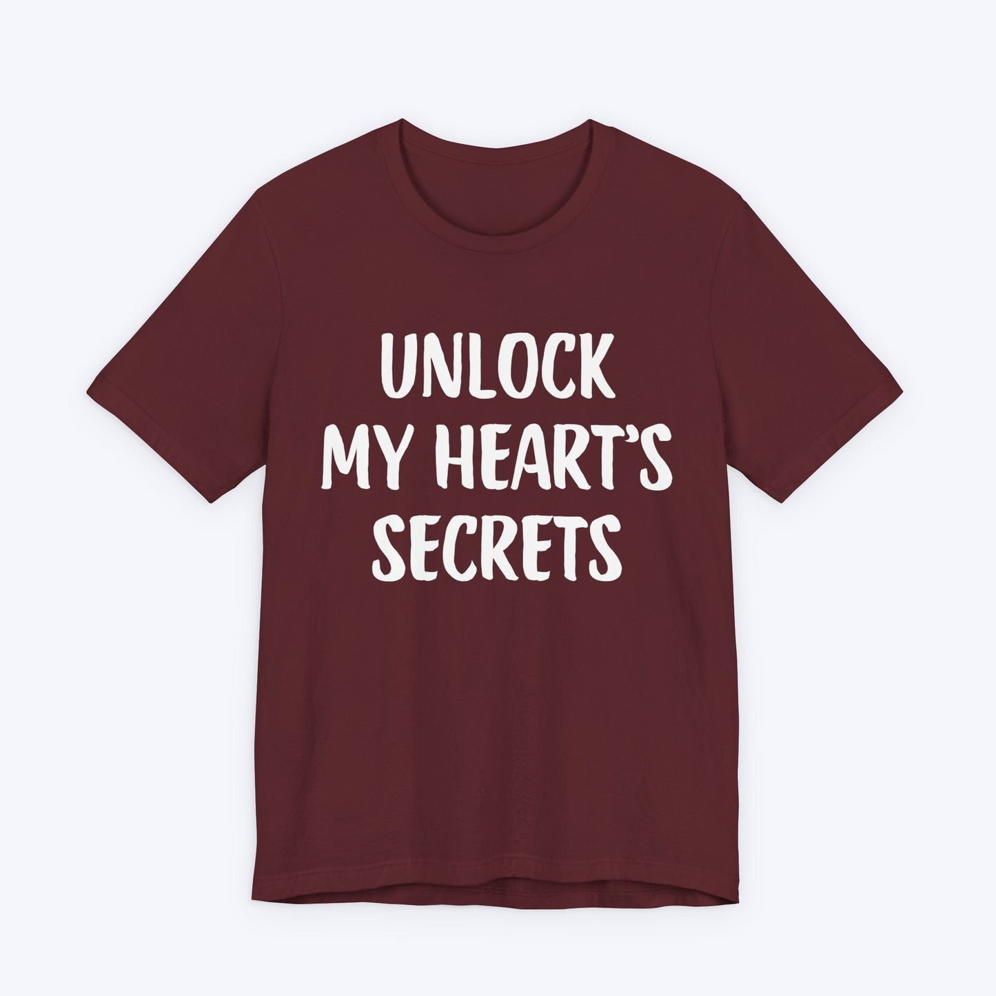 T-Shirt Maroon / S Unlock My Hearts Secrets T-shirt
