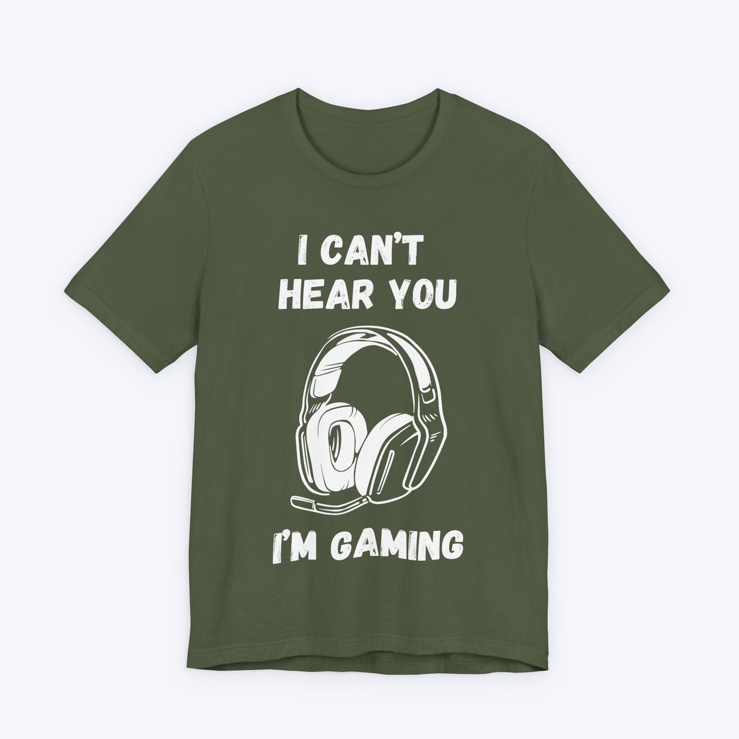 T-Shirt Military Green / S Do Not Disturb: Gamer at Play T-shirt