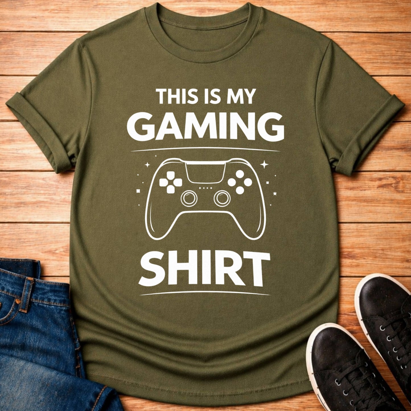 T-Shirt Military Green / S My Gaming Shirt T-shirt