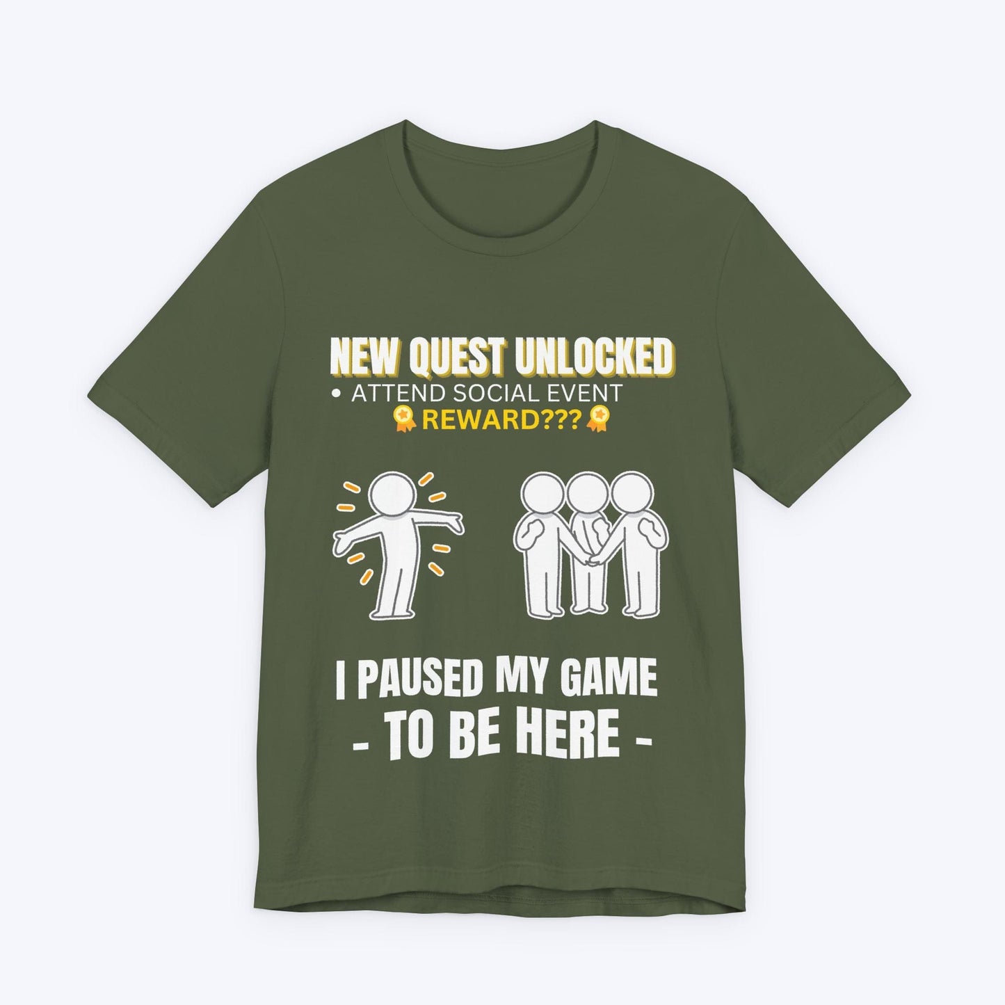 T-Shirt Military Green / S Social Event (Gaming) T-shirt