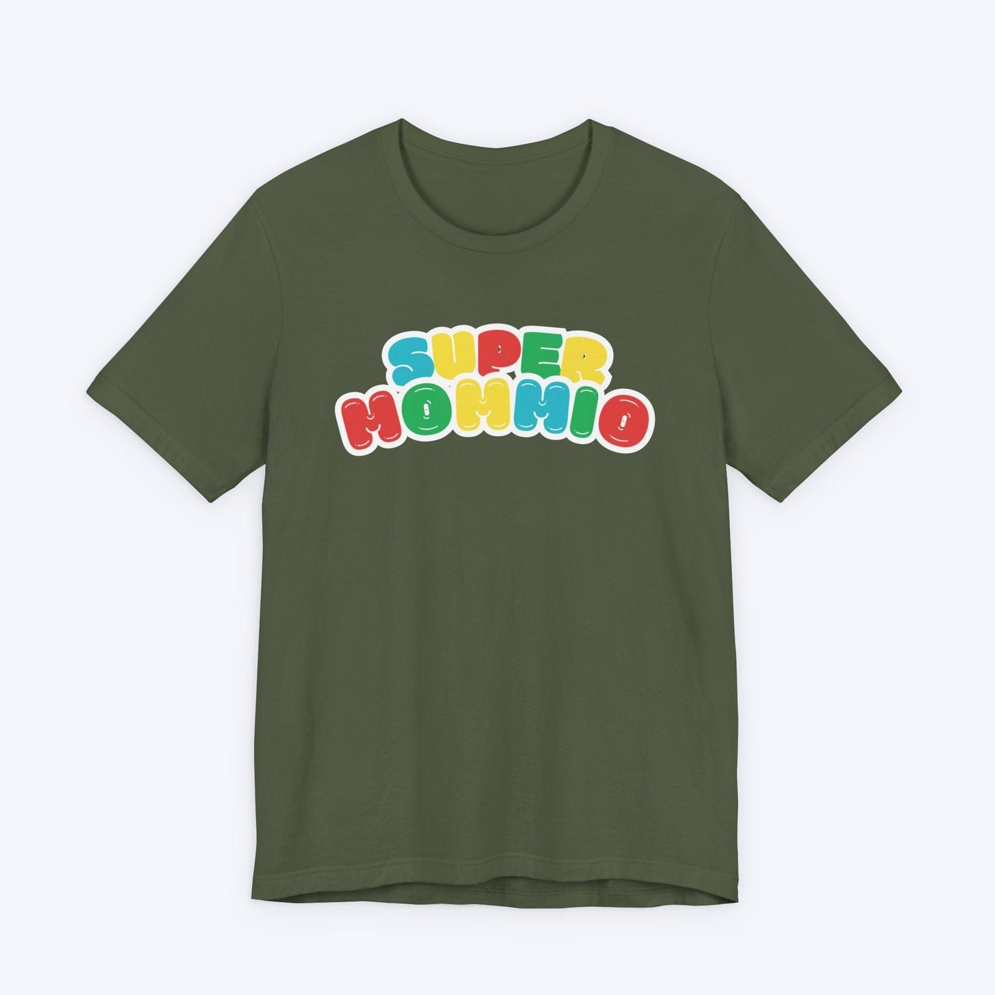 T-Shirt Military Green / S Super Mommio (Bubbles) T-shirt