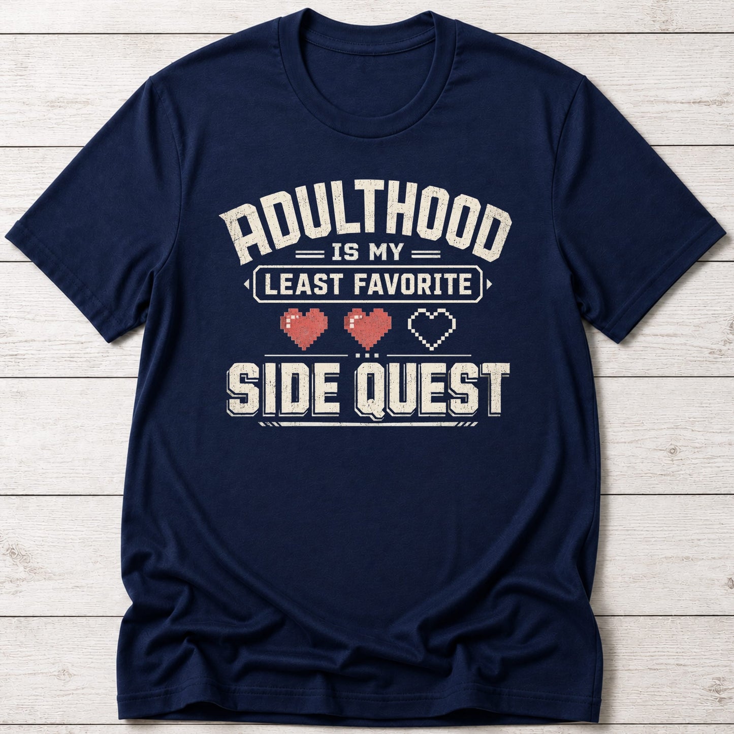 T-Shirt Navy / S Adulting Quest T-Shirt