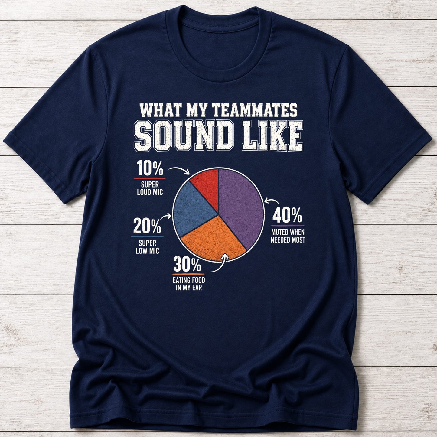 T-Shirt Navy / S Audio Problems T-shirt