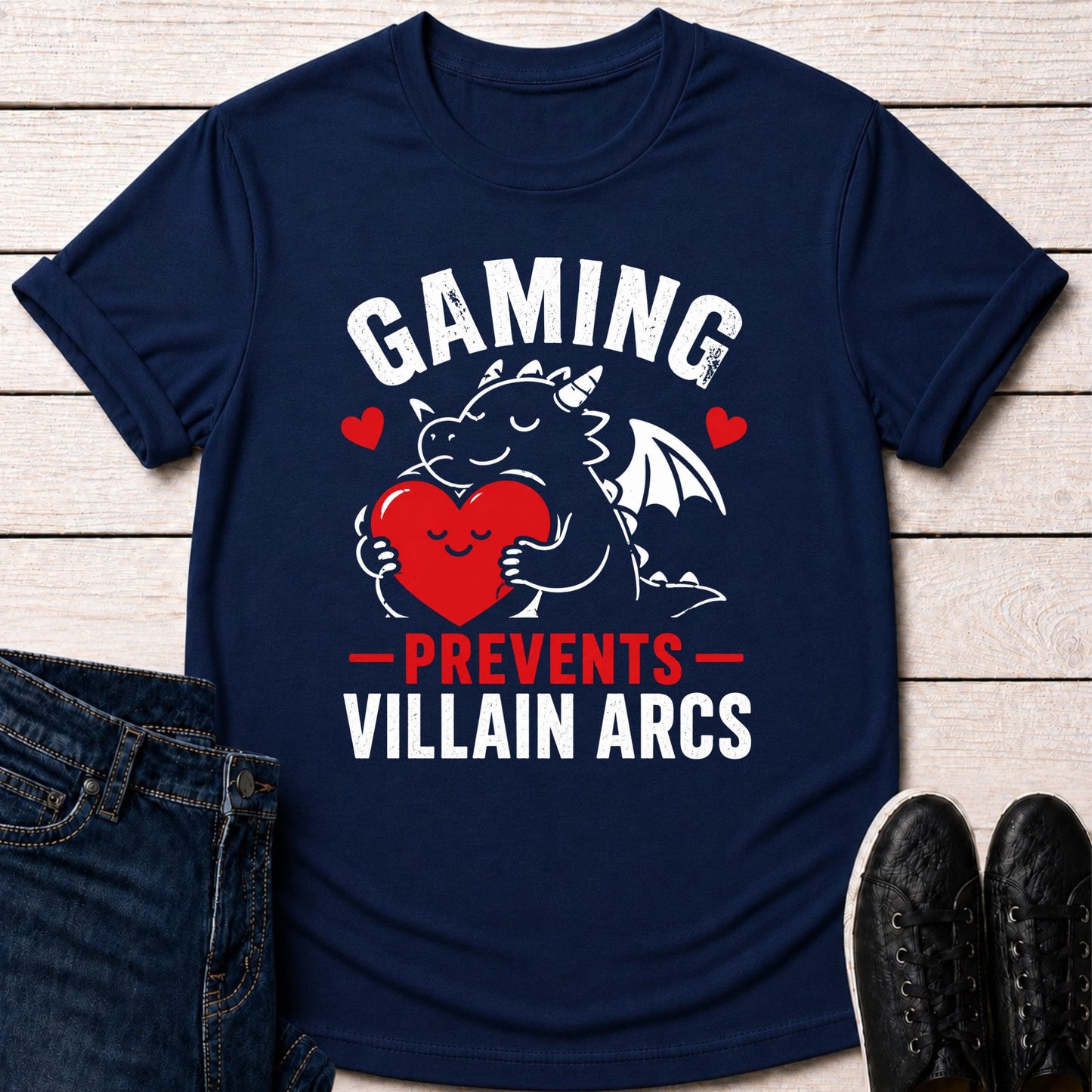 T-Shirt Navy / S Dragon Peace T-shirt