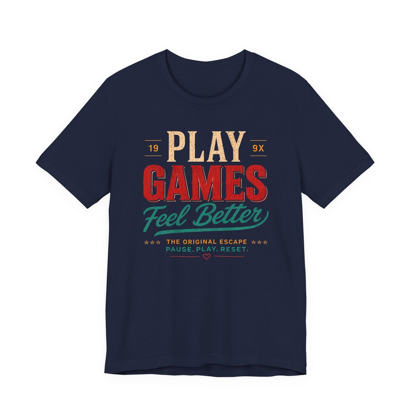 T-Shirt Navy / S Games Feel Better T-shirt
