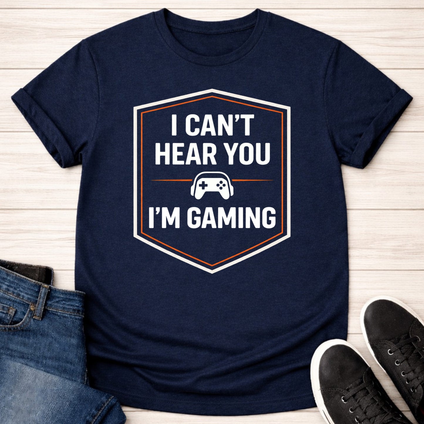 T-Shirt Navy / S I Can't Hear You T-shirt