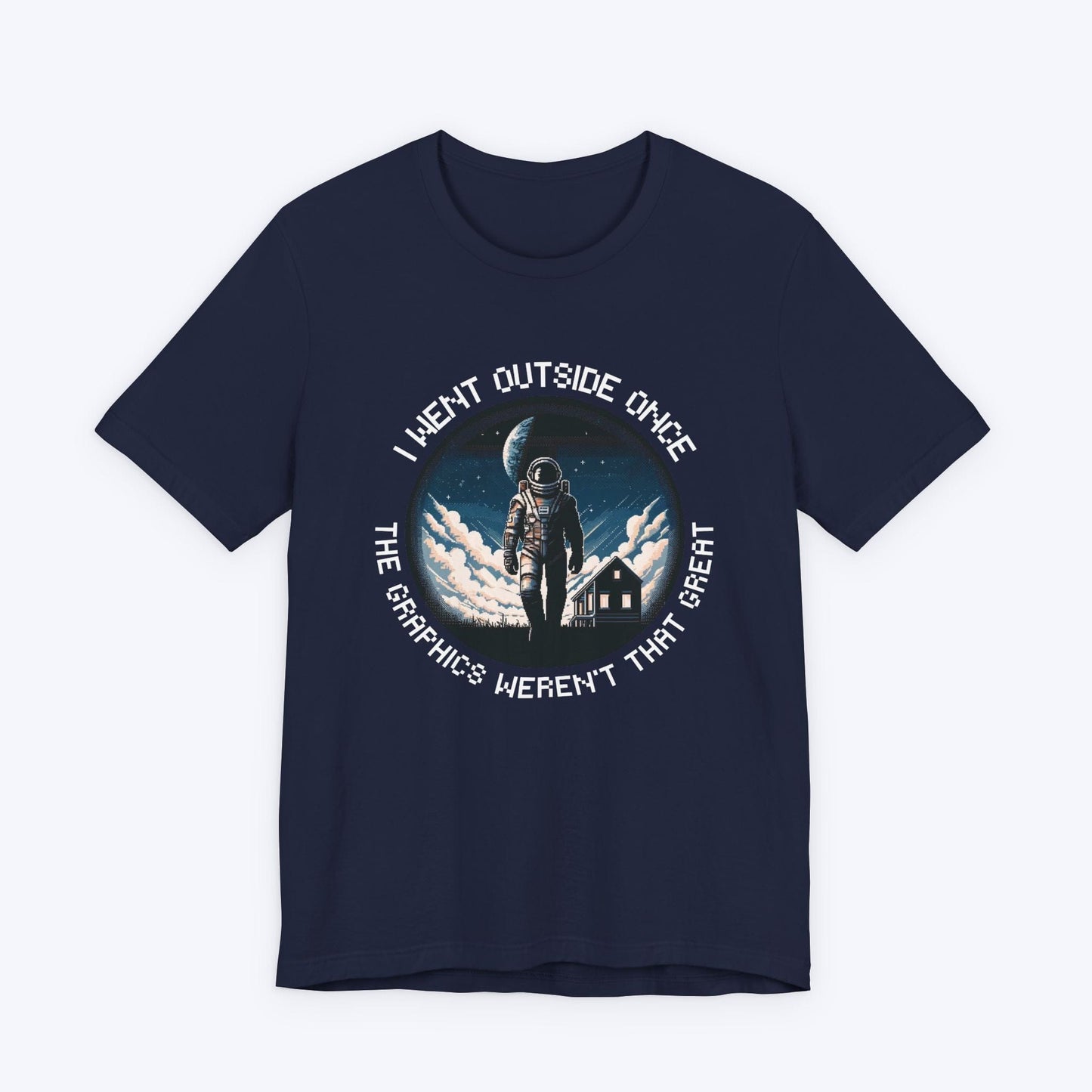 T-Shirt Navy / S I Went Outside Once Gamer T-shirt