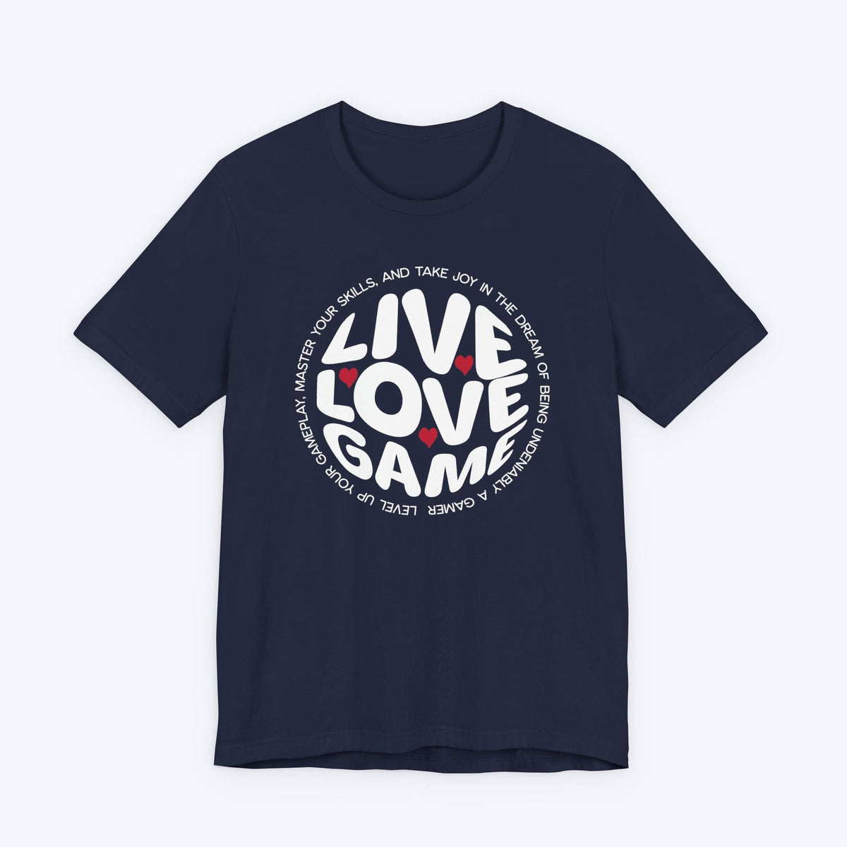 T-Shirt Navy / S Live, Love, Game (Around the World) T-shirt