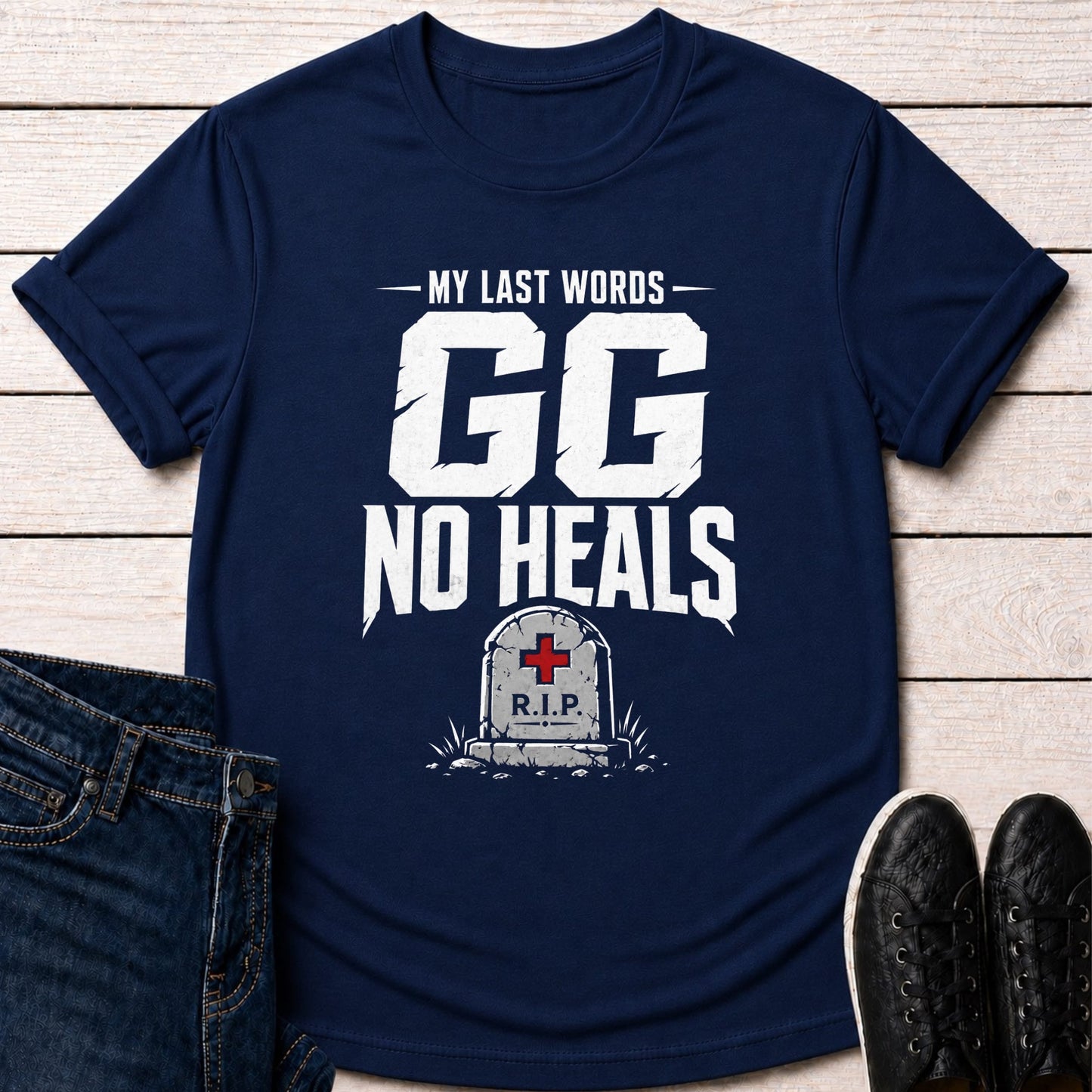 T-Shirt Navy / S My Last Words T-shirt