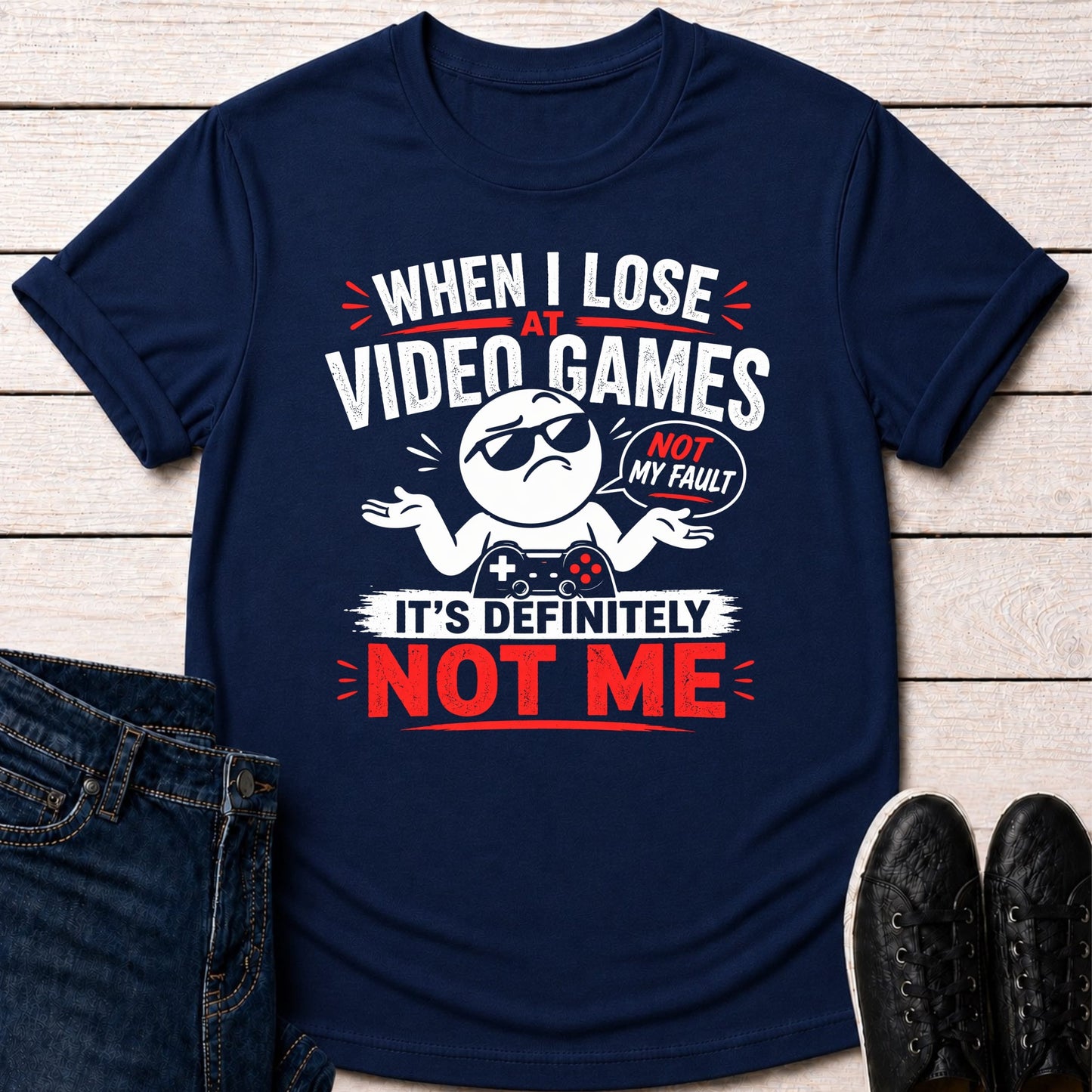 T-Shirt Navy / S Not Me T-shirt