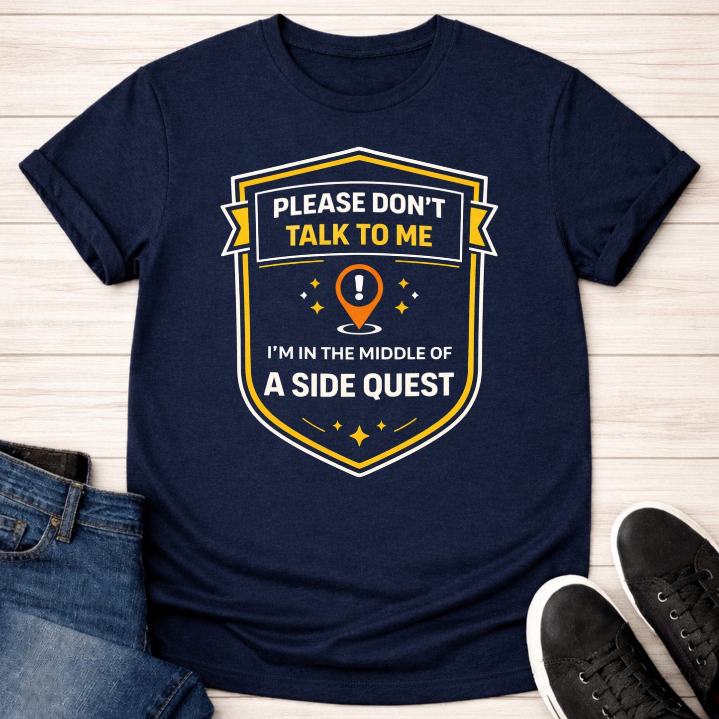 T-Shirt Navy / S Not Now T-shirt