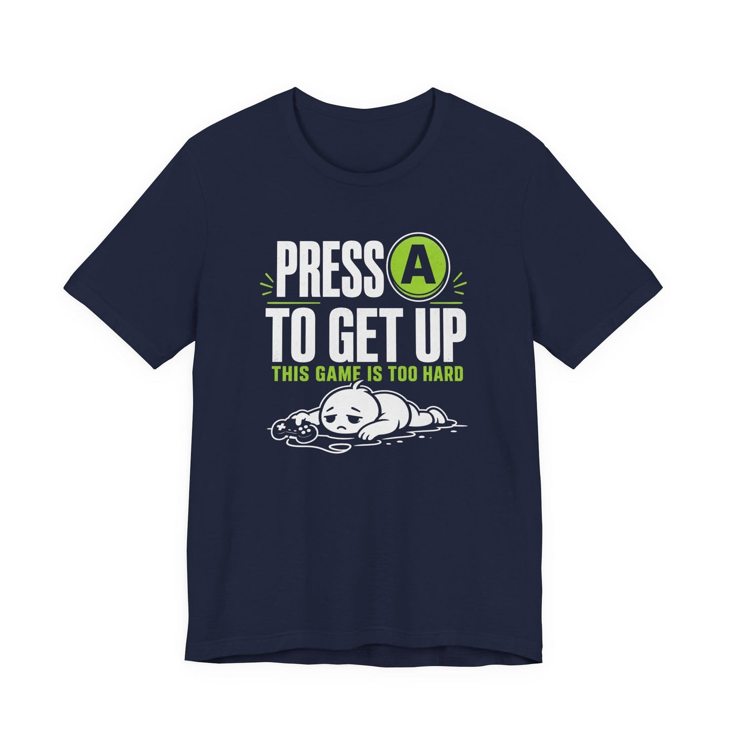 T-Shirt Navy / S Press A T-shirt