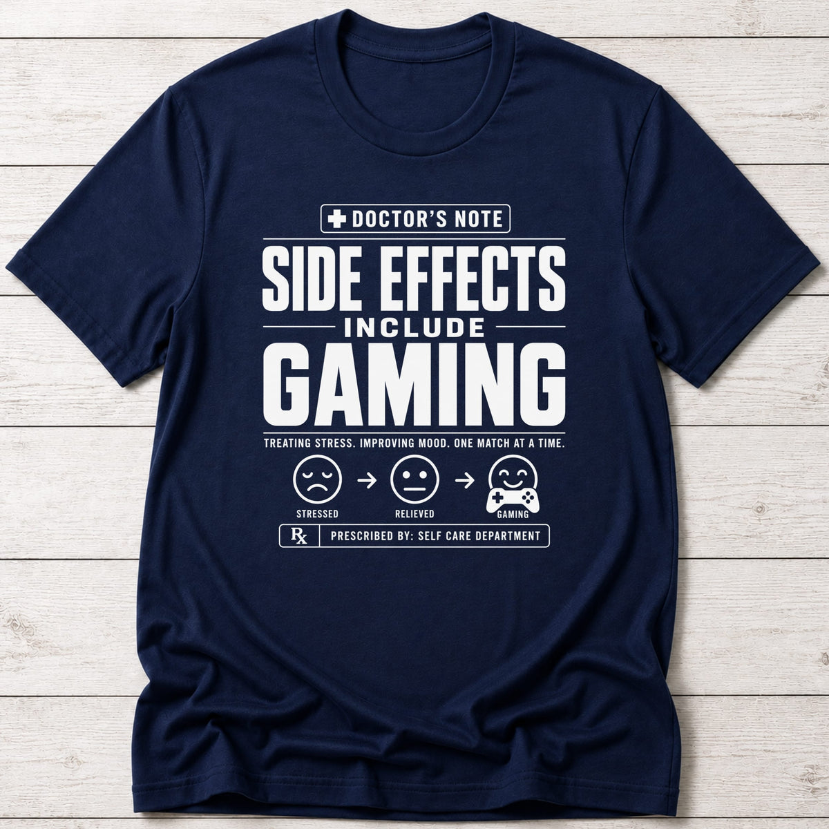 T-Shirt Navy / S Side Effects Gaming T-shirt