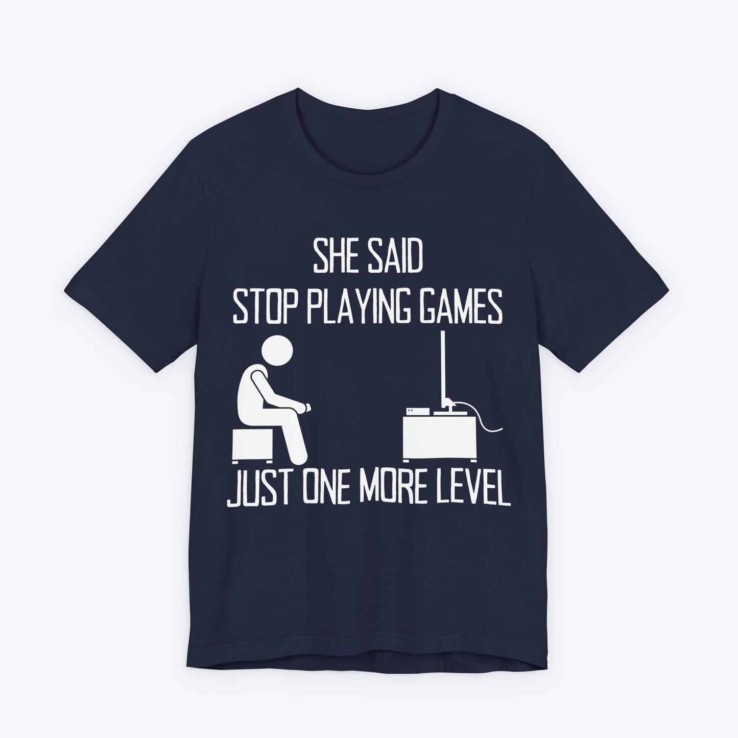 T-Shirt Navy / S Stop Playing Games T-shirt