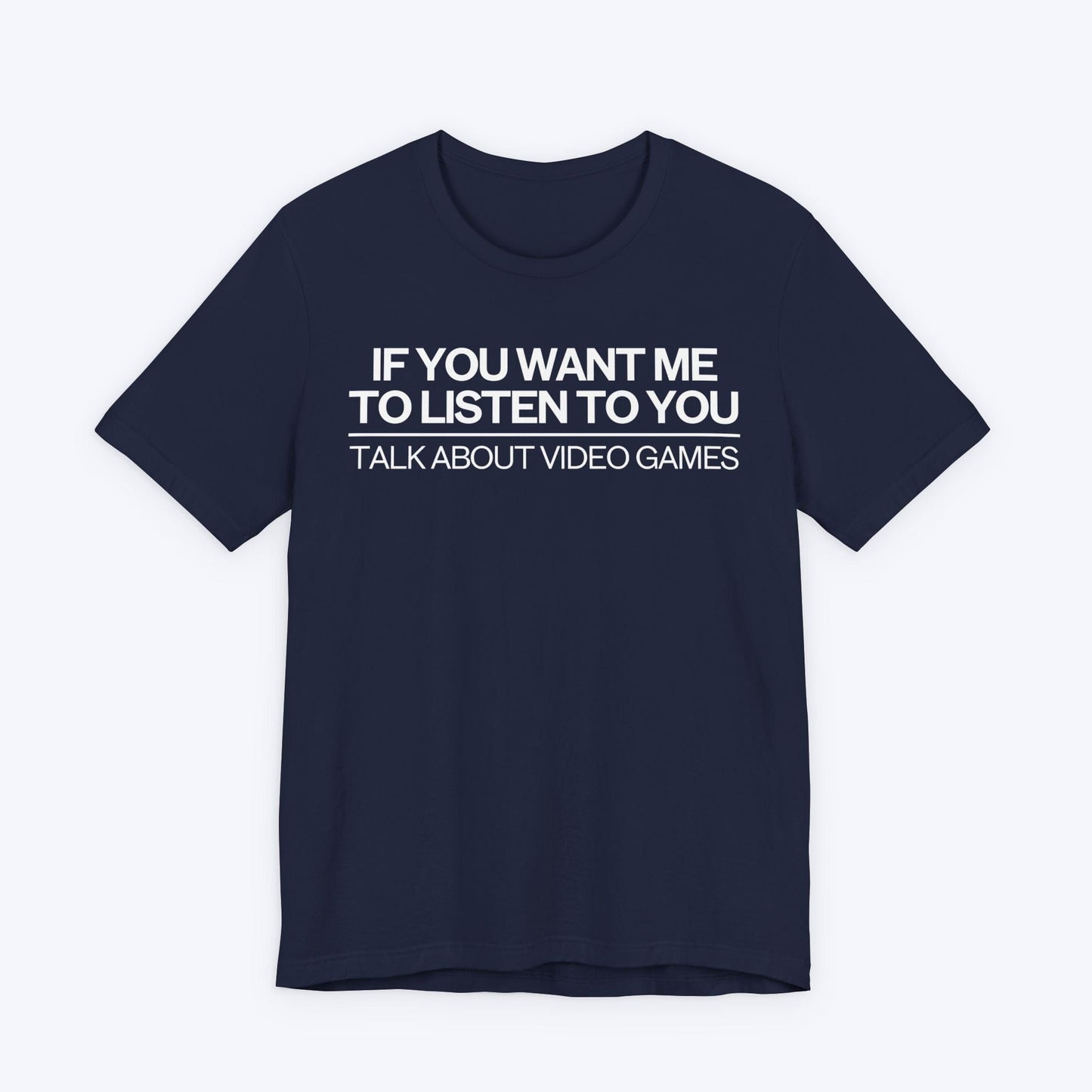 T-Shirt Navy / S Talk About Video Games T-shirt