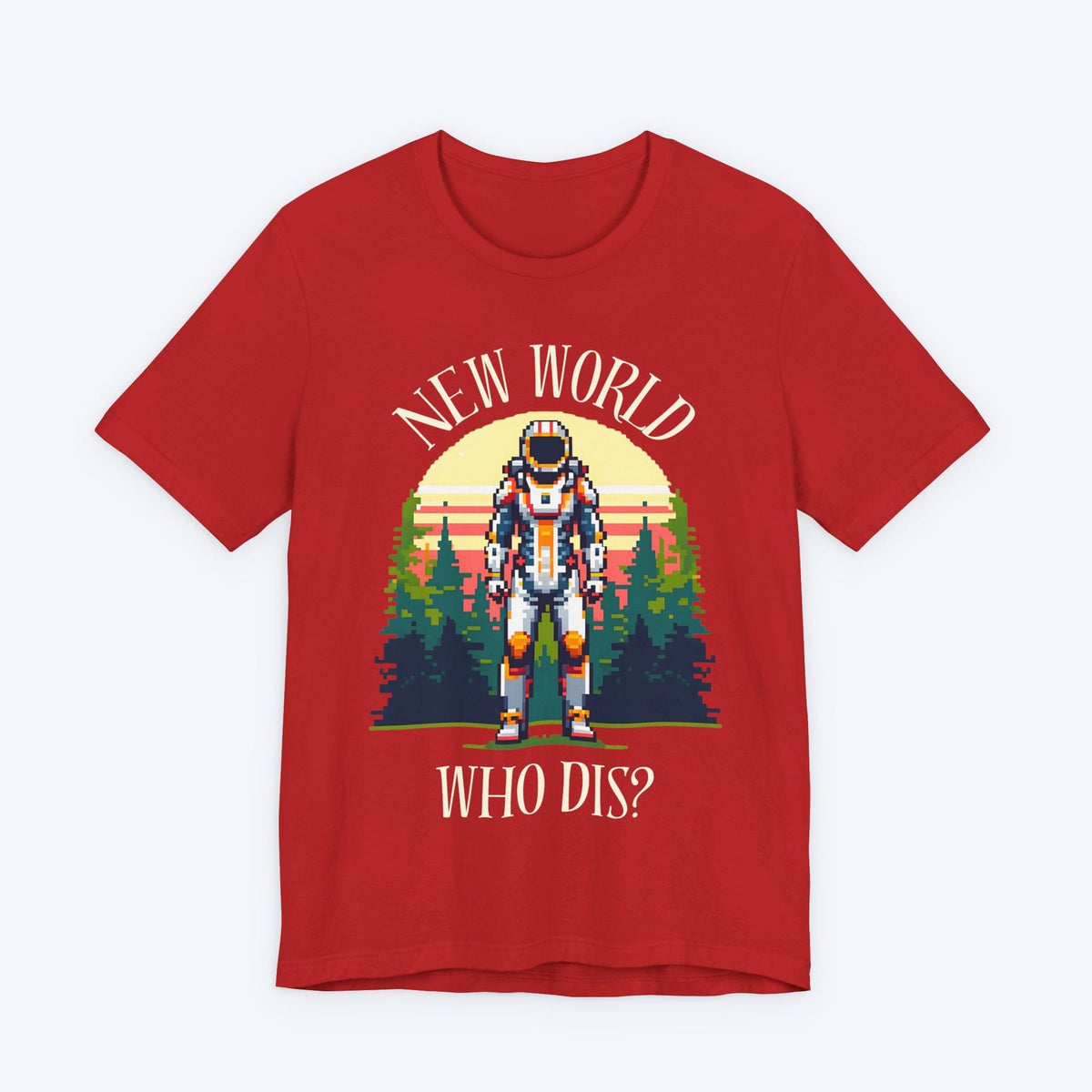 T-Shirt Red / S New World Who Dis T-shirt
